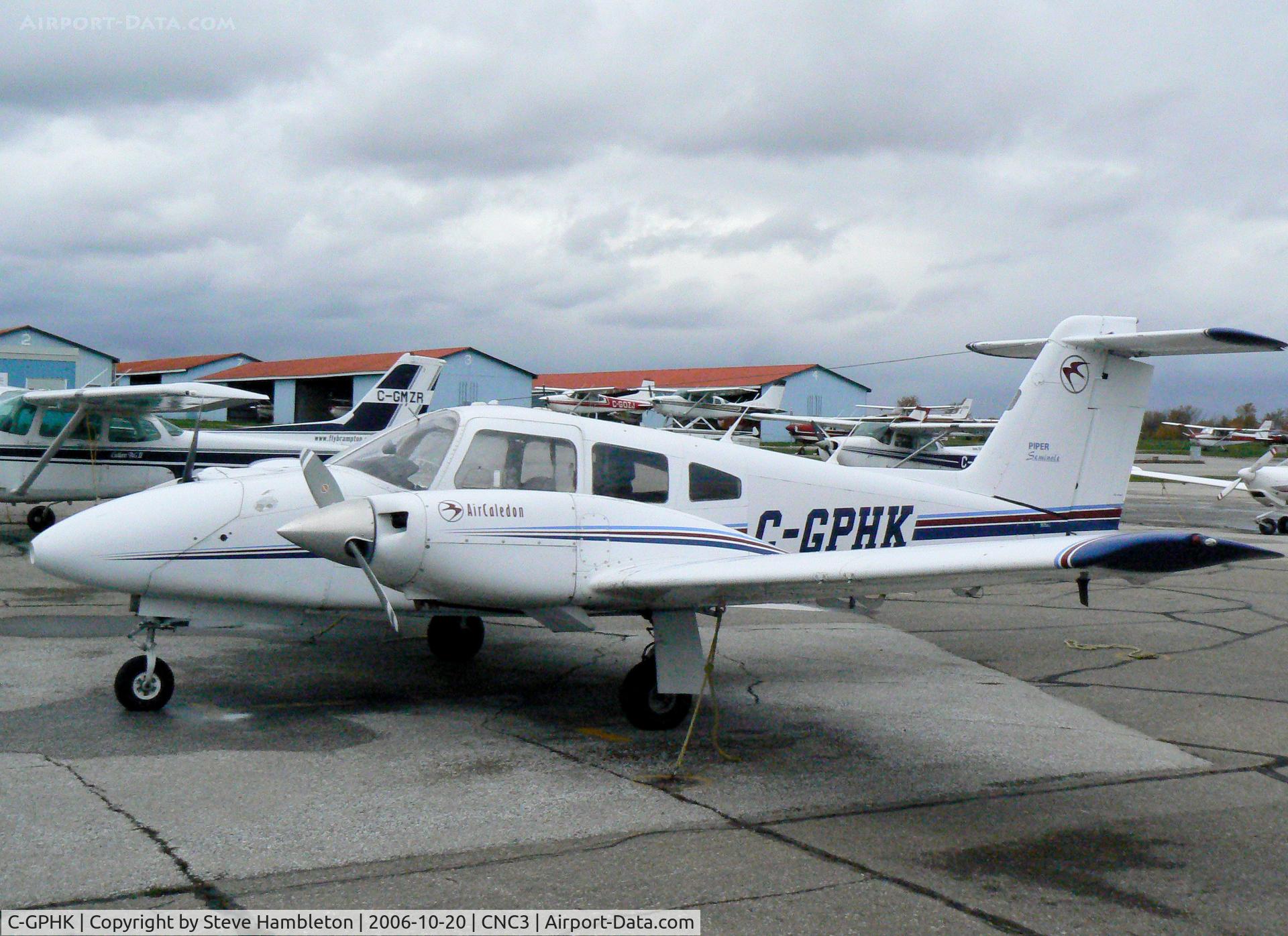 C-GPHK, 1979 Piper PA-44-180 Seminole C/N 44-7995110, At Brampton, Ontario