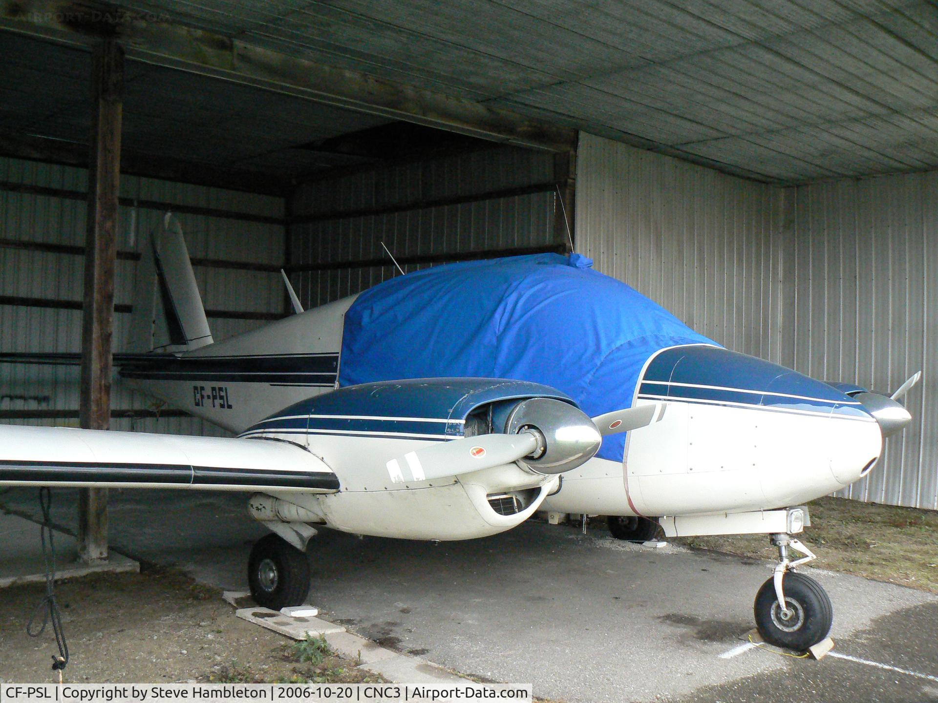 CF-PSL, 1956 Piper PA-23 C/N 23-675, At Brampton, Ontario