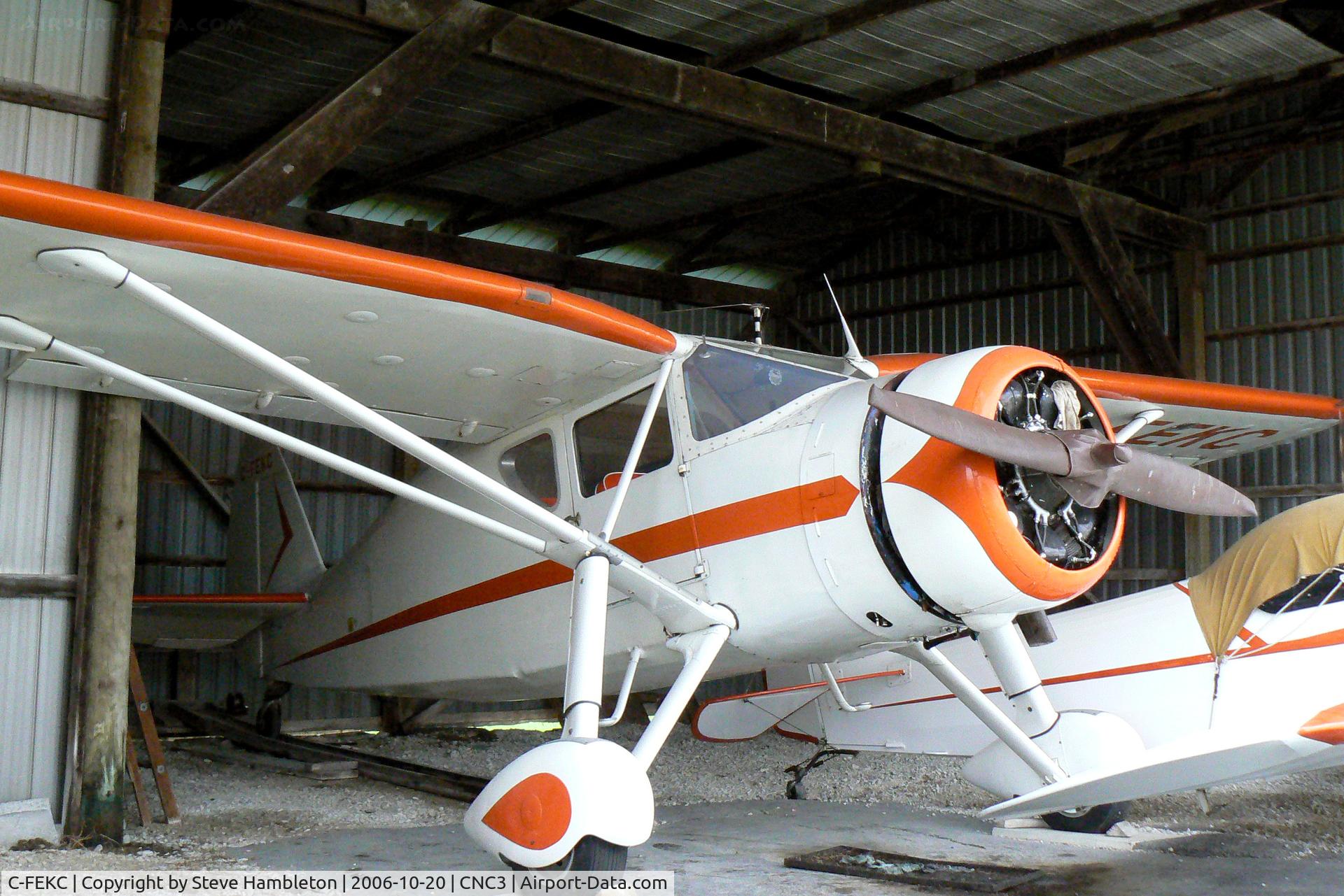 C-FEKC, 1946 Fairchild 24W-46 C/N W46193, At Brampton, Ontario