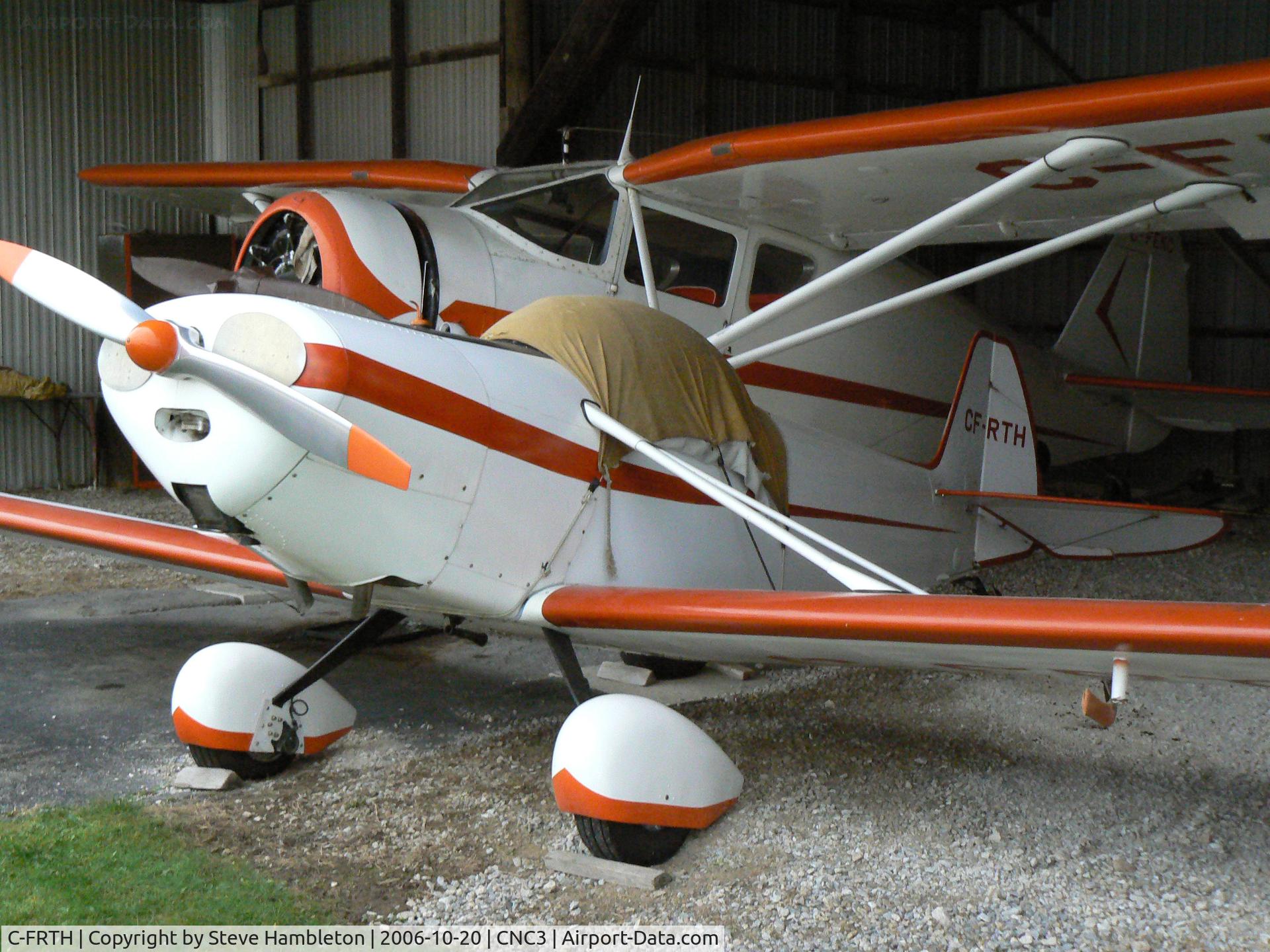 C-FRTH, 1963 Stits SA-3A Playboy C/N RH 1, At Brampton, Ontario