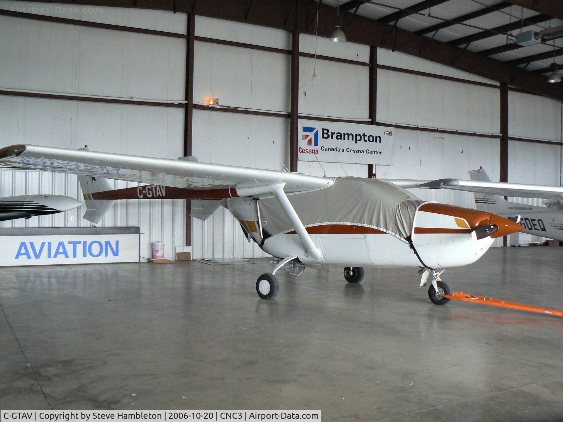 C-GTAV, Cessna 337G Super Skymaster C/N 33701812, At Brampton, Ontario