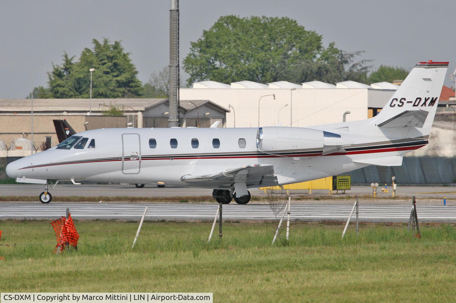 CS-DXM, 2007 Cessna 560 Citation XLS C/N 560-5683, At Milano Linate airport 16-04-2008