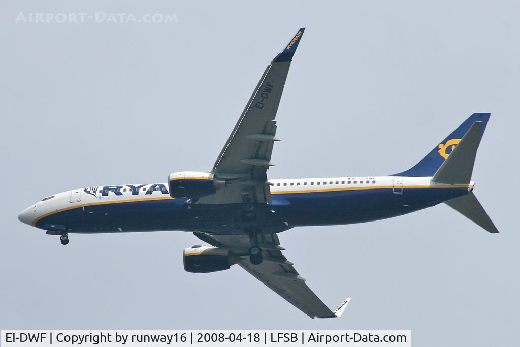 EI-DWF, 2007 Boeing 737-8AS C/N 33619, Ryanair 6416 inbound from Valencia
