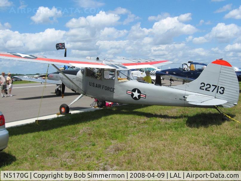 N5170G, 1951 Cessna 305A C/N 22713, Sun N Fun 2008