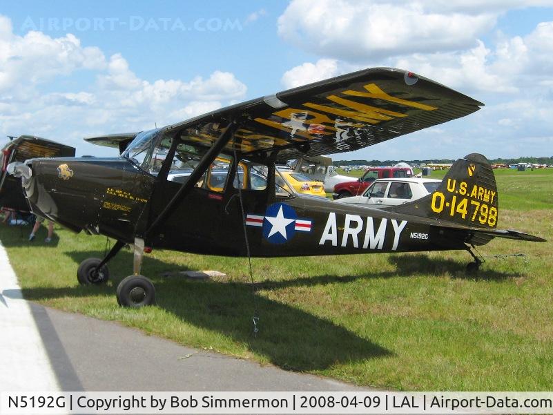 N5192G, 1951 Cessna 305A C/N 21683, Sun N Fun 2008