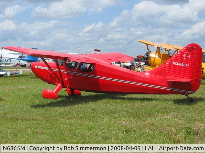 N6865M, Stinson 108-3 Voyager C/N 1084865, Sun N Fun 2008