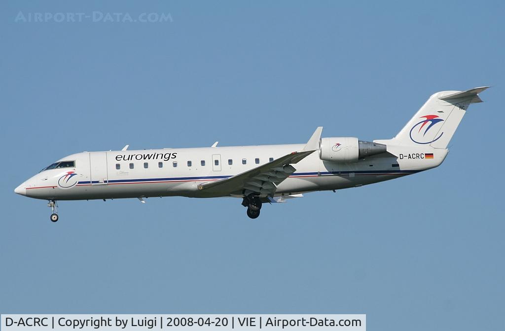 D-ACRC, 2001 Canadair CRJ-200ER (CL-600-2B19) C/N 7573, Eurowings CRJ200