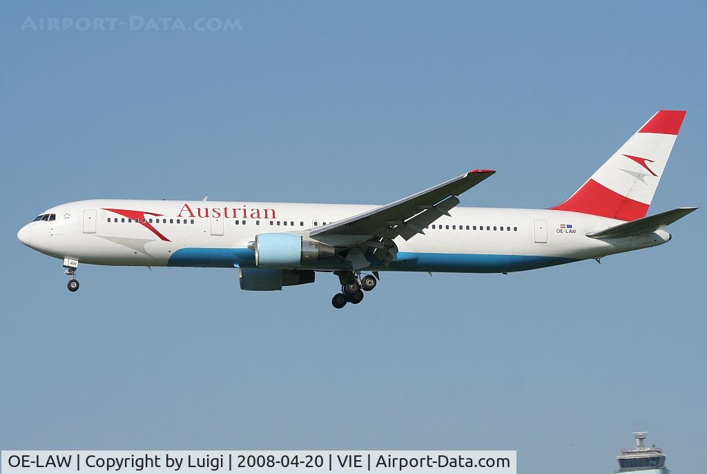 OE-LAW, 1992 Boeing 767-3Z9/ER C/N 26417, Austrian 767-300