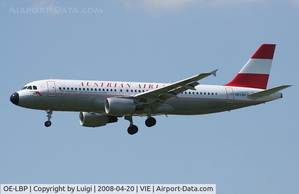 OE-LBP, 1998 Airbus A320-214 C/N 797, Austrian A320