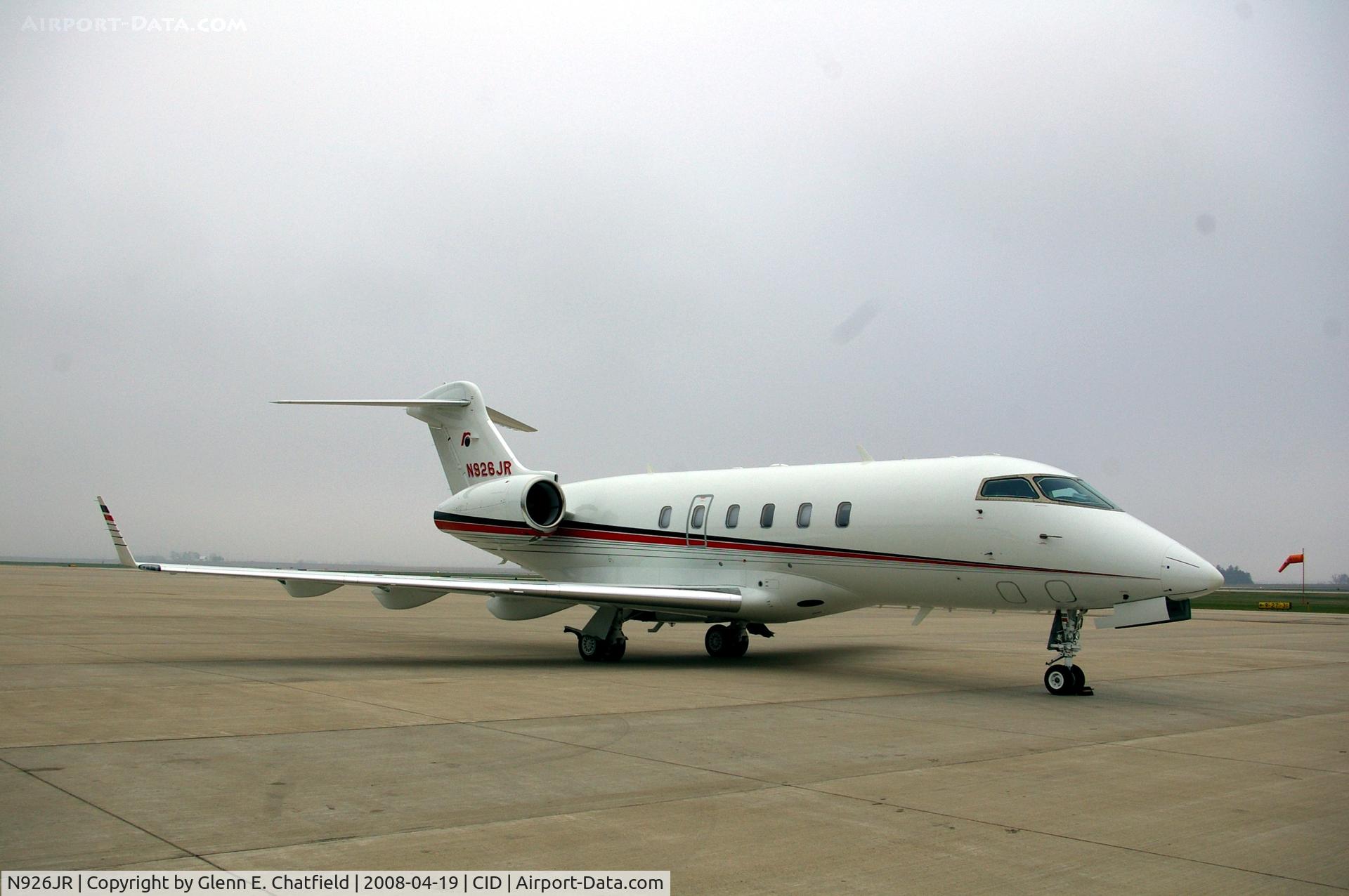 N926JR, 2006 Bombardier Challenger 300 (BD-100-1A10) C/N 20103, On the Landmark ramp.