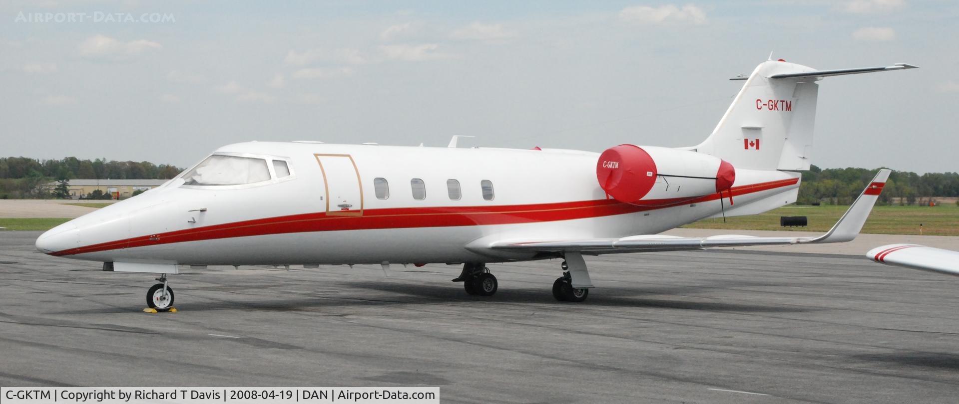 C-GKTM, 1982 Learjet 55 C/N 55-076, 1982 Learjet 55 in Danville Va.