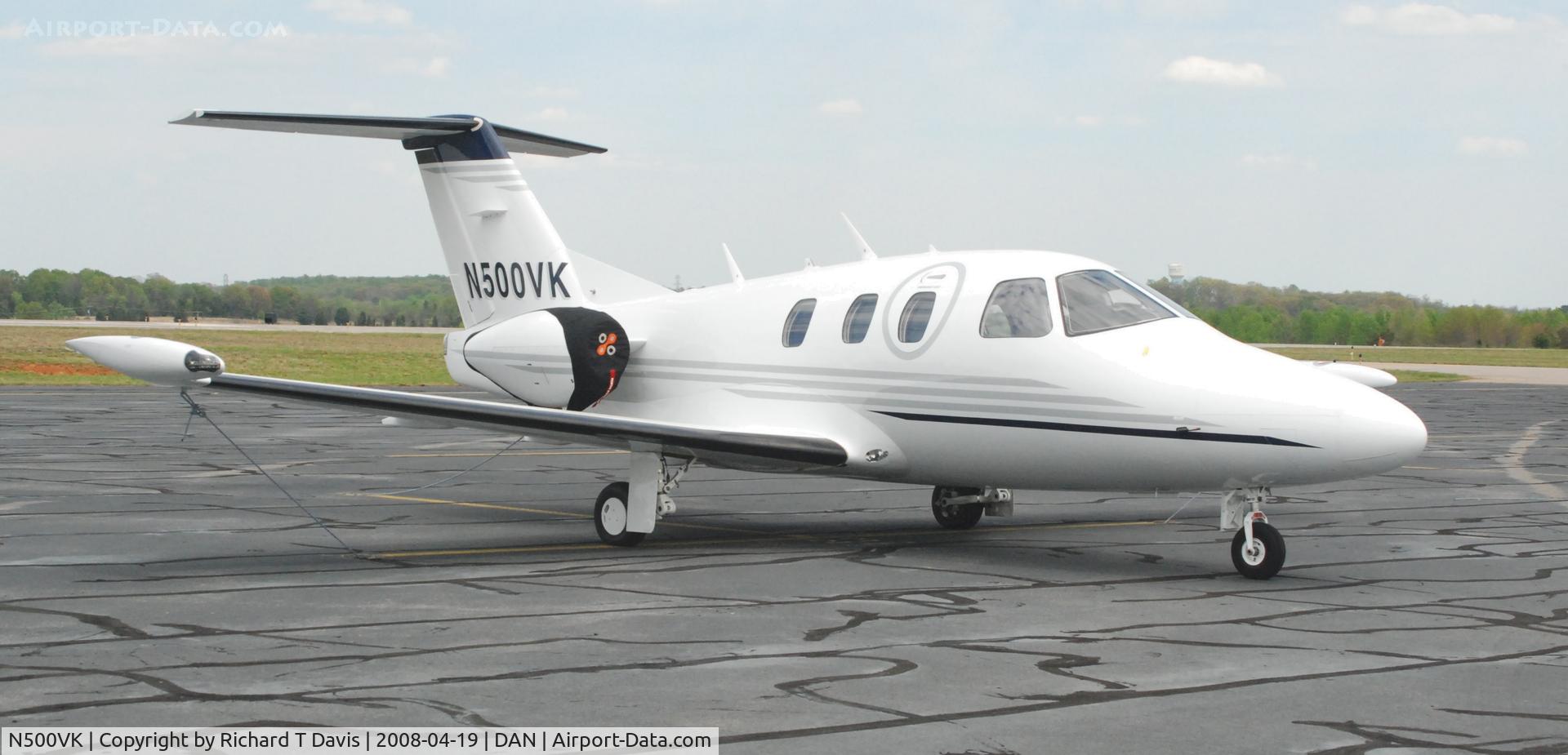 N500VK, 2007 Eclipse Aviation Corp EA500 C/N 000010, 2007 Eclipse EA 500 in Danville Va.