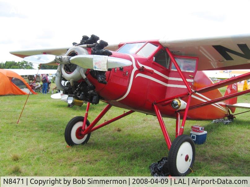 N8471, 1929 Stinson SM-2AA C/N 1069, Sun N Fun 2008