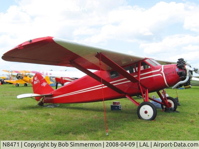N8471, 1929 Stinson SM-2AA C/N 1069, Sun N Fun 2008