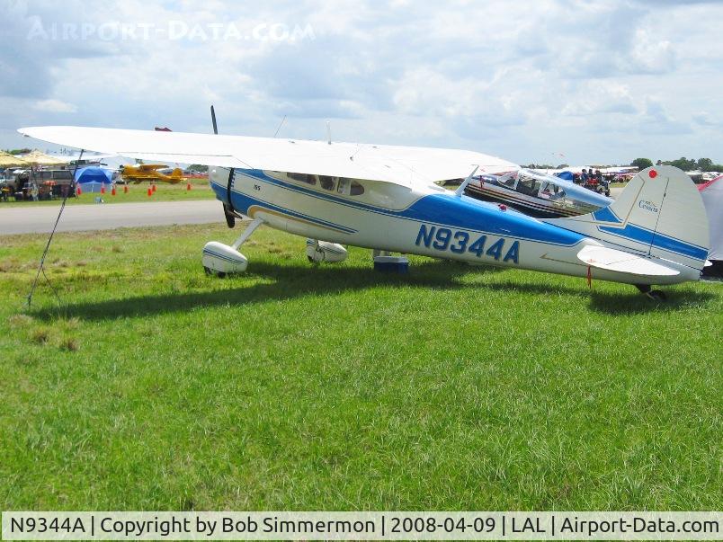 N9344A, 1949 Cessna 195 C/N 7403, Sun N Fun 2008