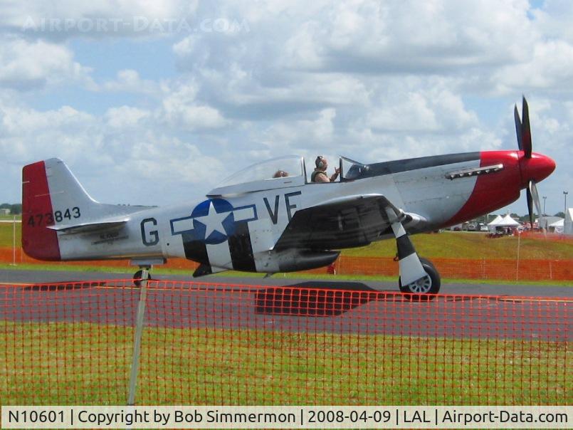 N10601, 1944 North American P-51D Mustang C/N 122-40383, Sun N Fun 2008