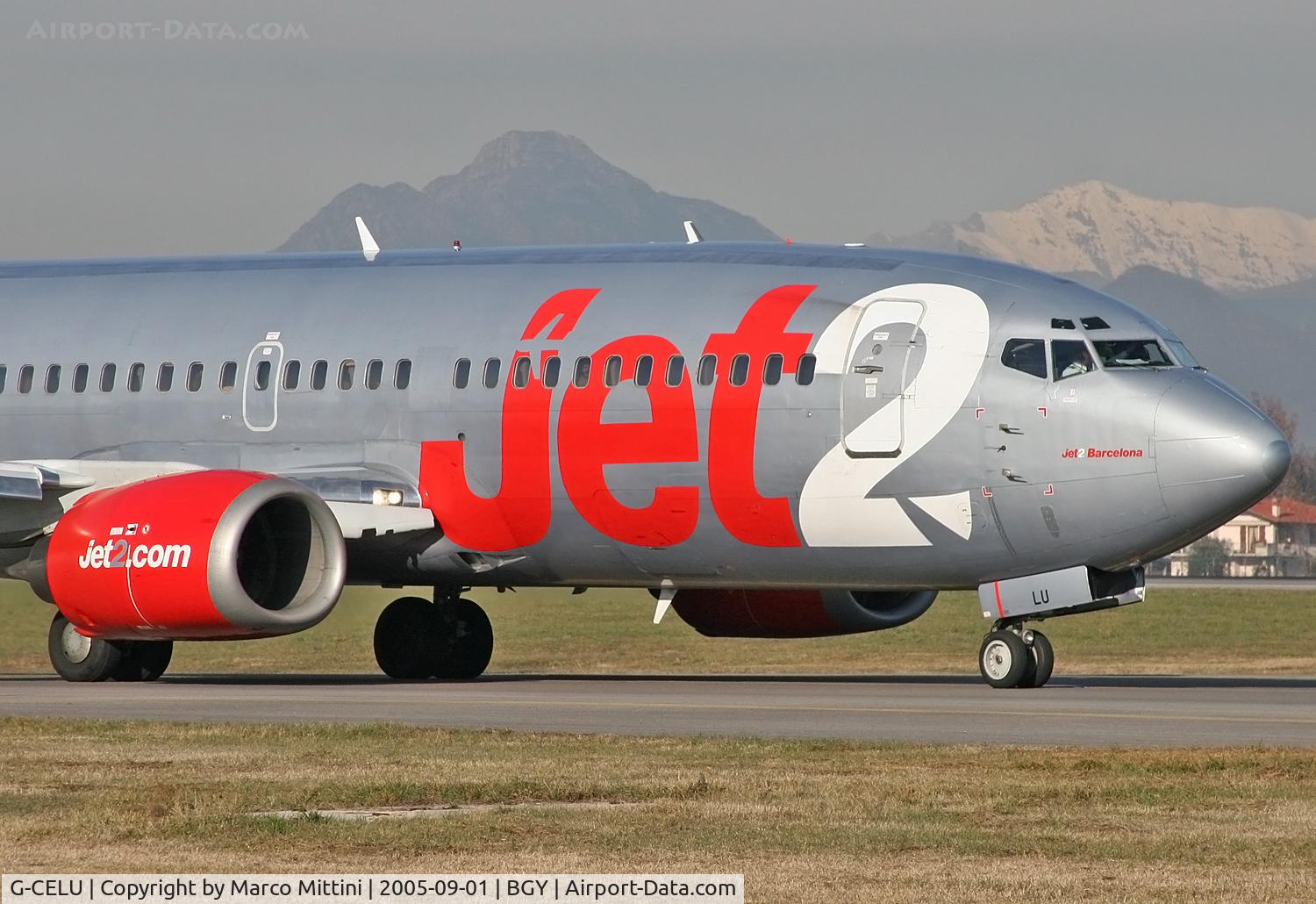 G-CELU, 1986 Boeing 737-377 C/N 23657, JET2 on Bergamo airport