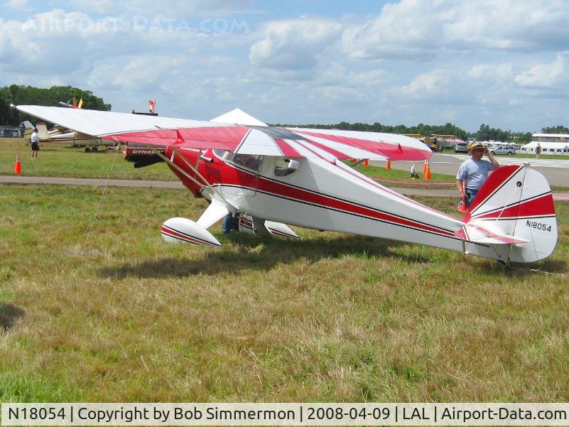 N18054, 1937 Monocoupe 90A C/N A-763, Sun N Fun 2008