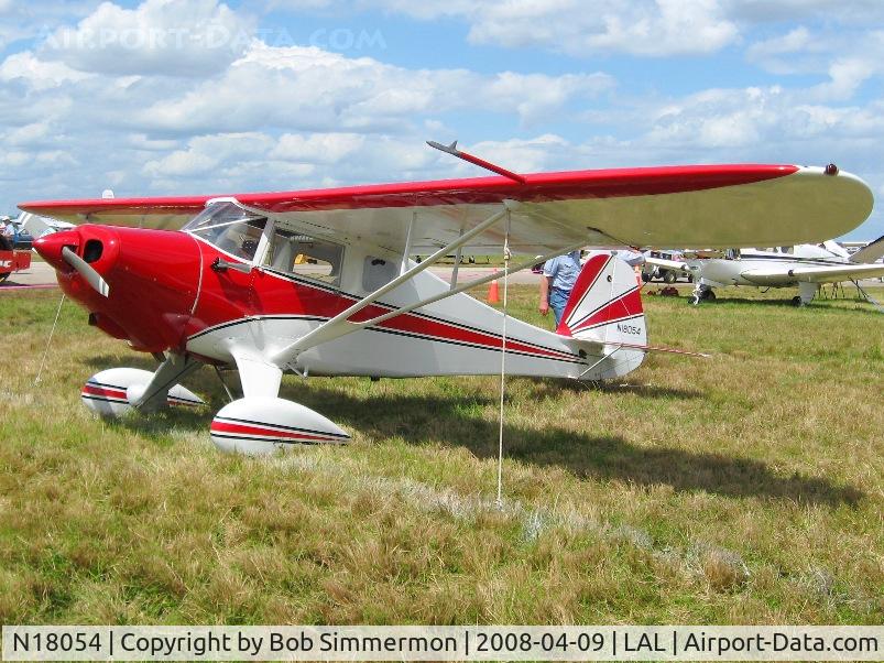N18054, 1937 Monocoupe 90A C/N A-763, Sun N Fun 2008