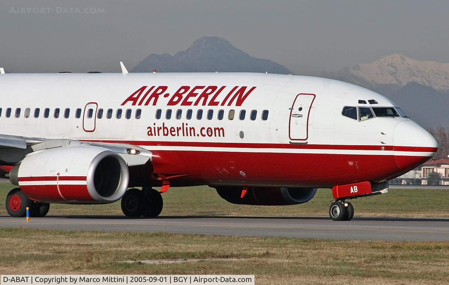 D-ABAT, 1999 Boeing 737-86J C/N 29120, B737 AIR BERLIN in old color