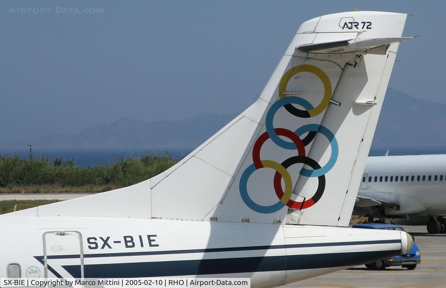 SX-BIE, 1991 ATR 72-202 C/N 239, ATR72 OLIMPIC tail