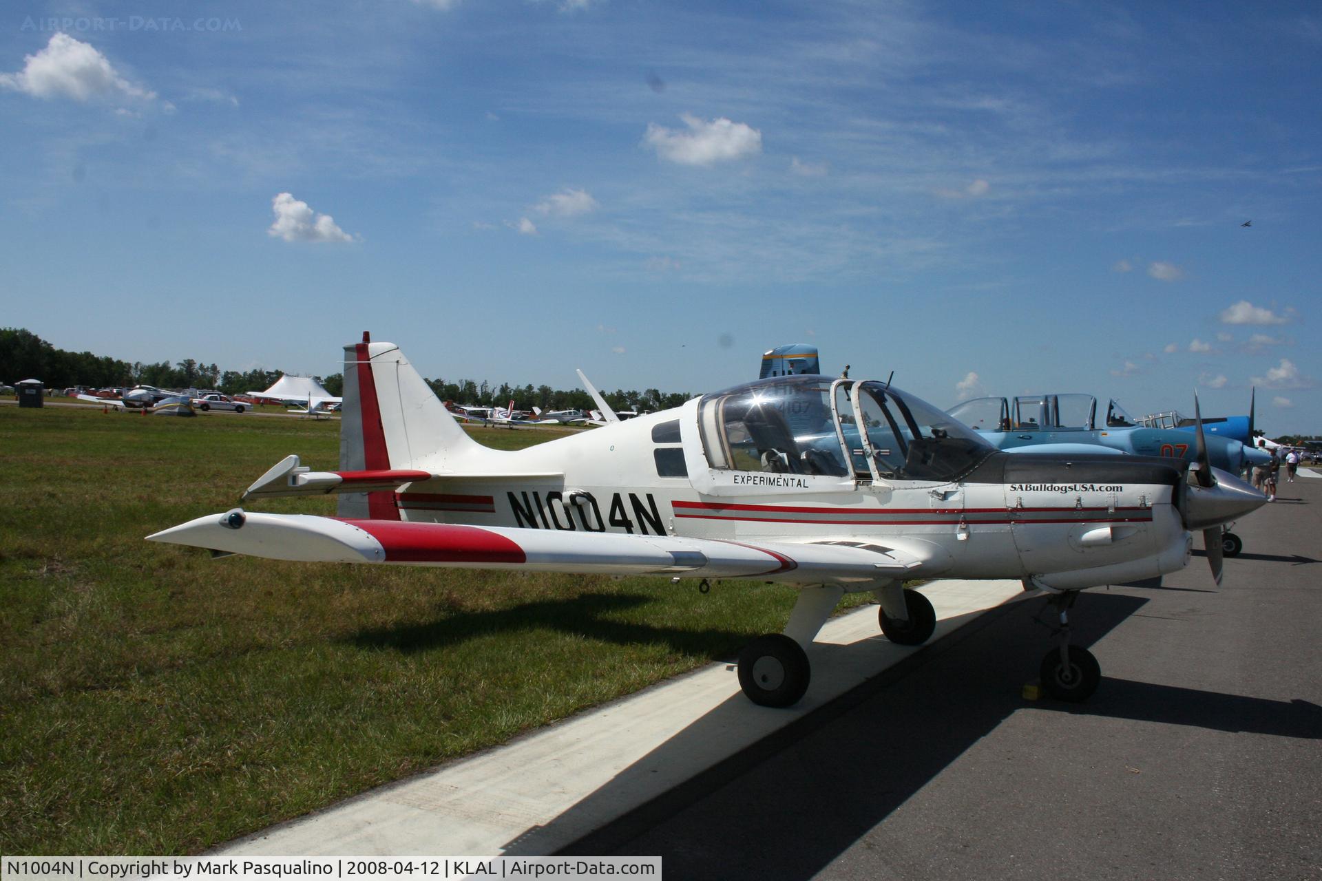 N1004N, 1972 Scottish Aviation Sk.61E Bulldog C/N BH100/167, Scottish Aviation Bulldog