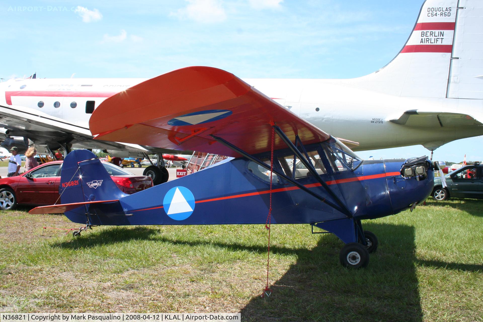 N36821, 1941 Aeronca 65-TAF C/N F1601TA, Aeronca 65-TAF