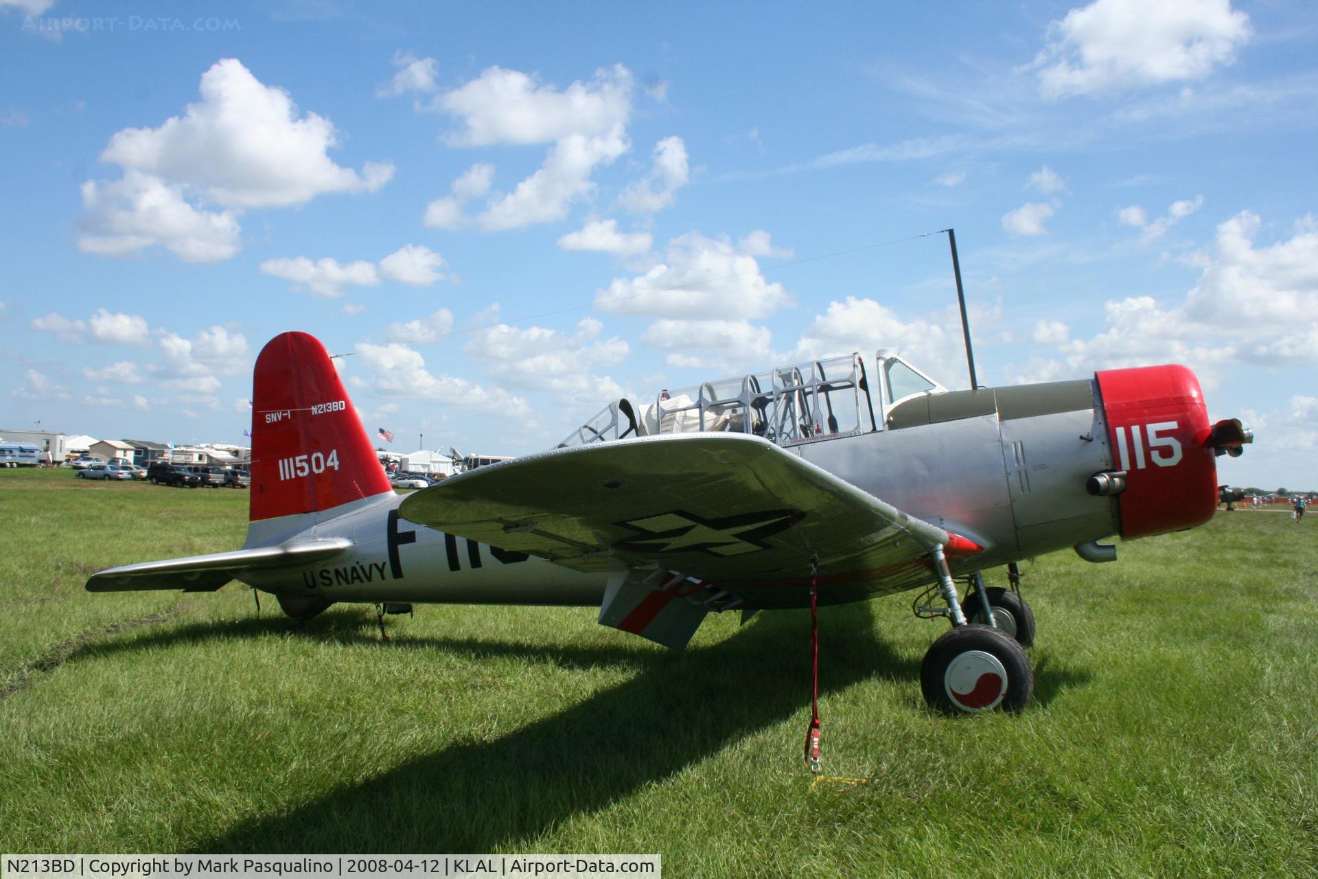 N213BD, 1941 Consolidated Vultee BT-13A C/N 2514, Vultee BT-13A