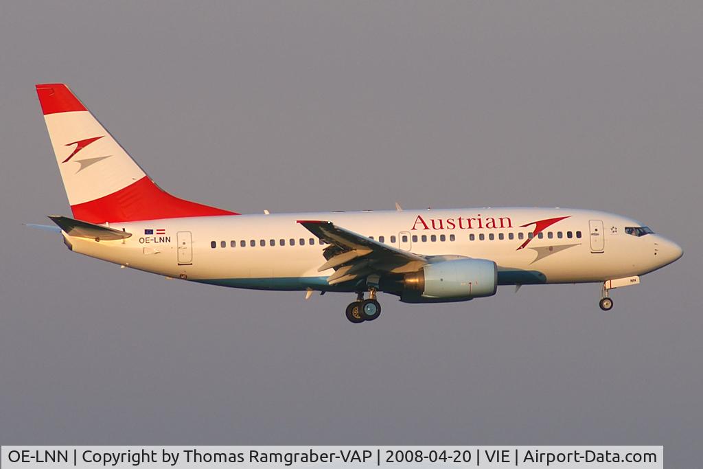 OE-LNN, 2000 Boeing 737-7Z9 C/N 30418, Austrian Airlines Boeing 737-700