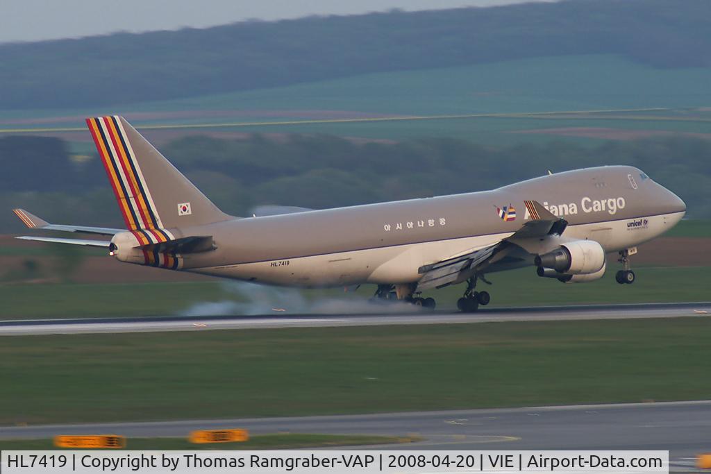 HL7419, 1994 Boeing 747-48EF (SCD) C/N 25781, Asiana Airlines Boeing 747-400