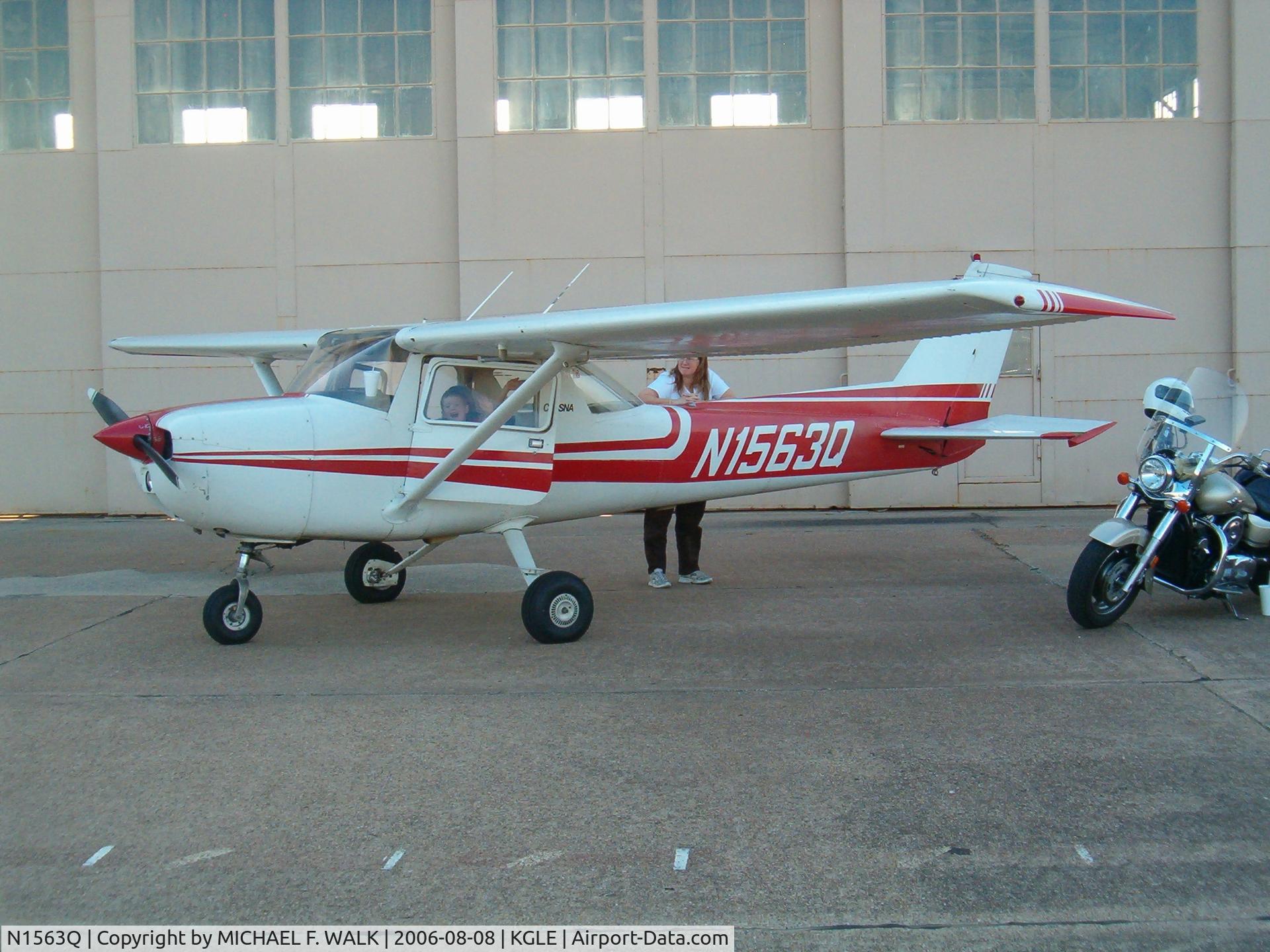 N1563Q, 1971 Cessna 150L C/N 15072863, Cleaning day on Michael Walk's First Bird