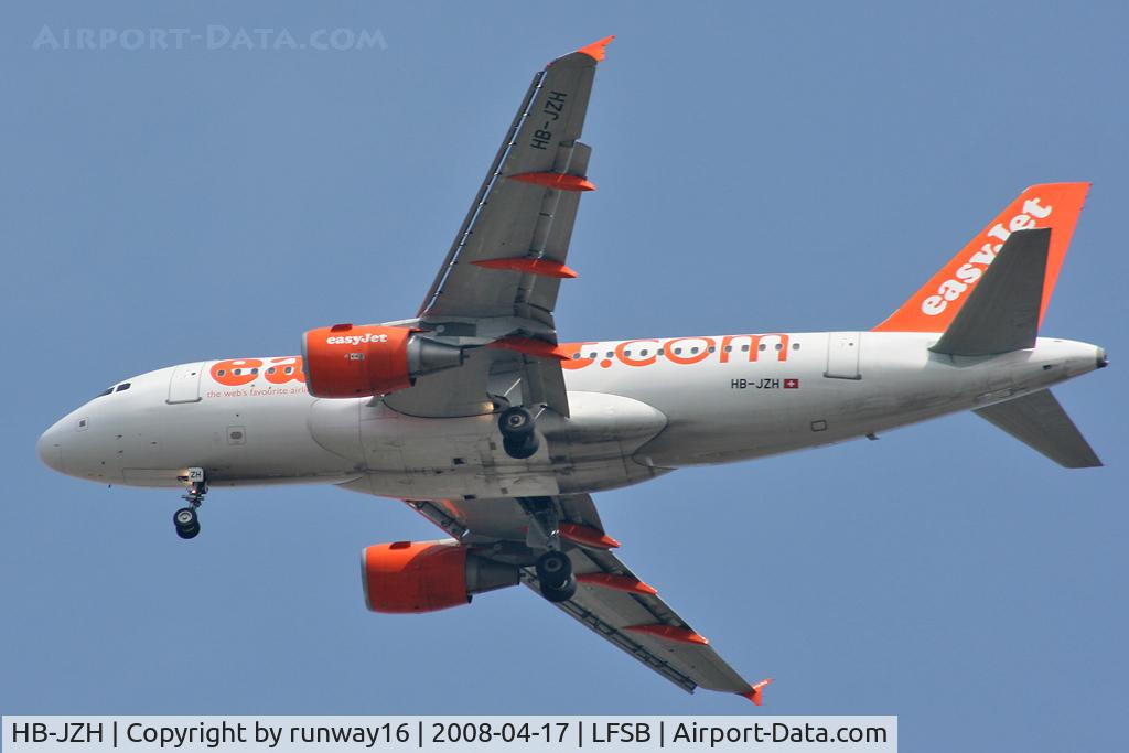 HB-JZH, 2004 Airbus A319-111 C/N 2230, landing ILS-34