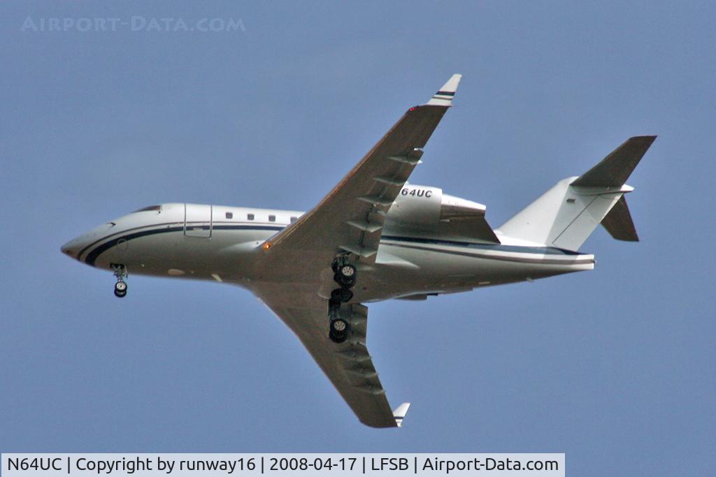 N64UC, 2004 Bombardier Challenger 604 (CL-600-2B16) C/N 5587, landing ILS-34
