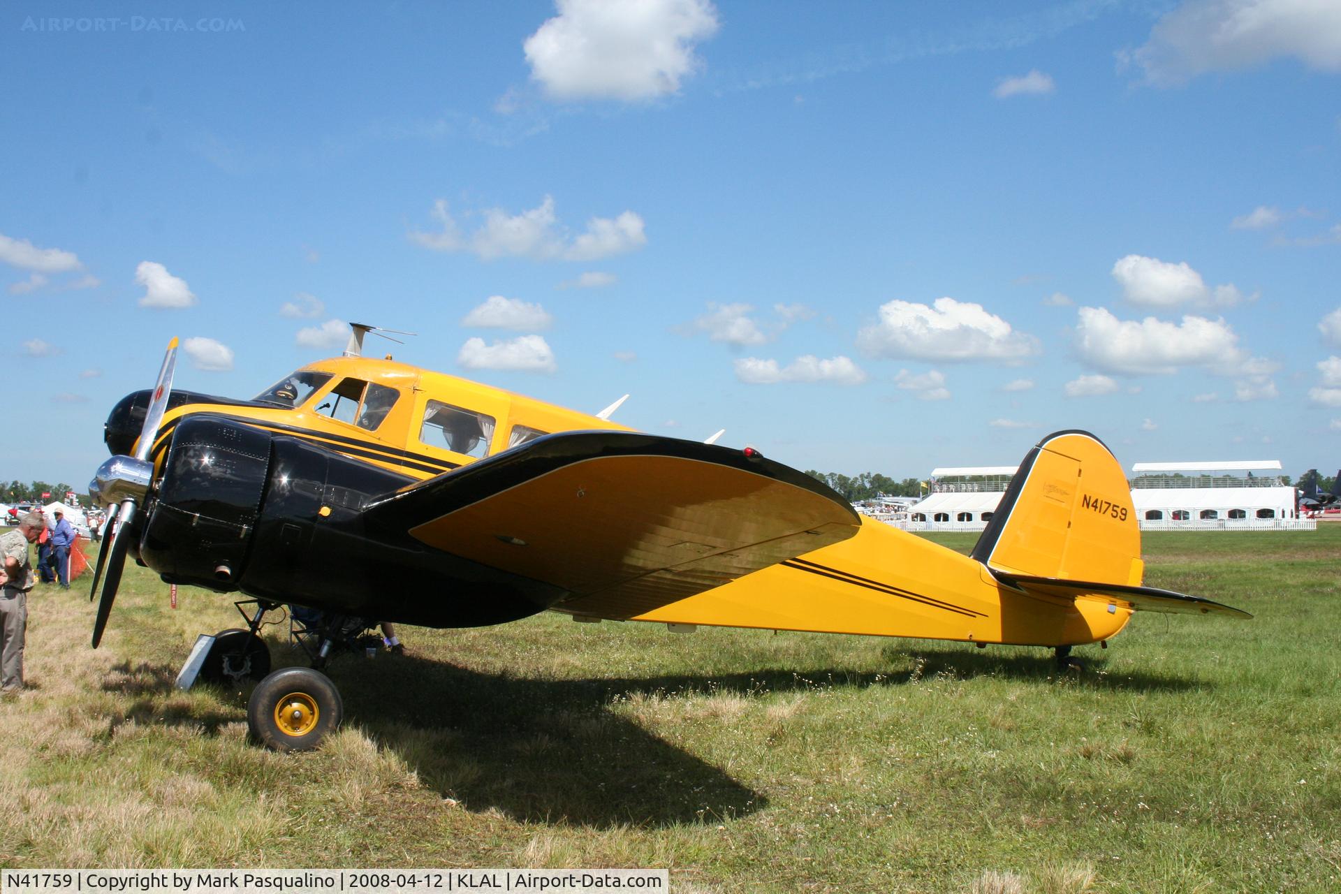 N41759, 1944 Cessna UC-78 (T-50) Bobcat C/N 5807, Cessna T-50