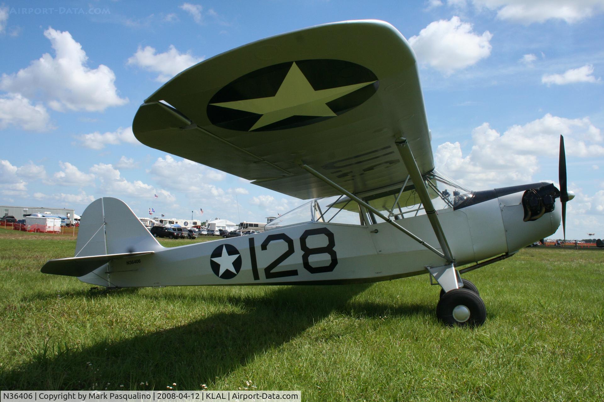N36406, 1942 Taylorcraft DCO-65 C/N 4147, Taylorcraft DCO-65