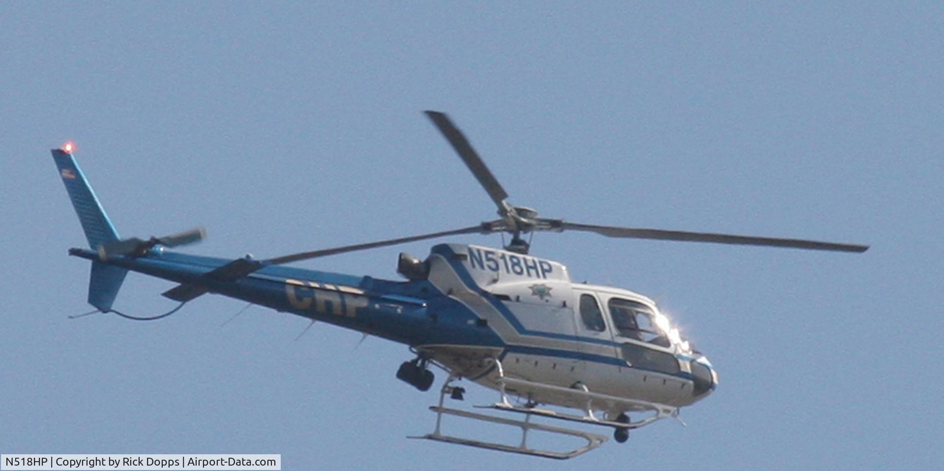 N518HP, 2006 Eurocopter AS-350B-2 Ecureuil C/N 4191, Flying East Bound 210 Freeway in San Dimas CA