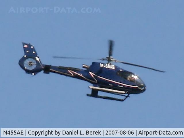 N455AE, Eurocopter AS-350B-2 Ecureuil C/N 3509, On a fine day, rich tourists buzz around the Manhattan skyline like flies to an outhouse.  No sightseers on board this bird; however, as it belongs to Uncle Sam.