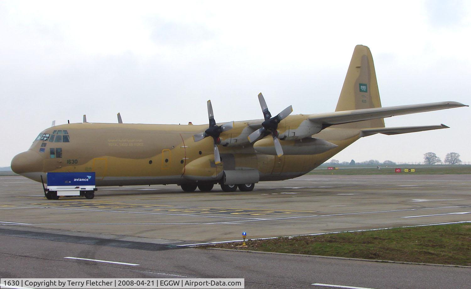1630, 1990 Lockheed C-130H-30 Hercules C/N 382-5211, Saudi Air Force Hercules at Luton