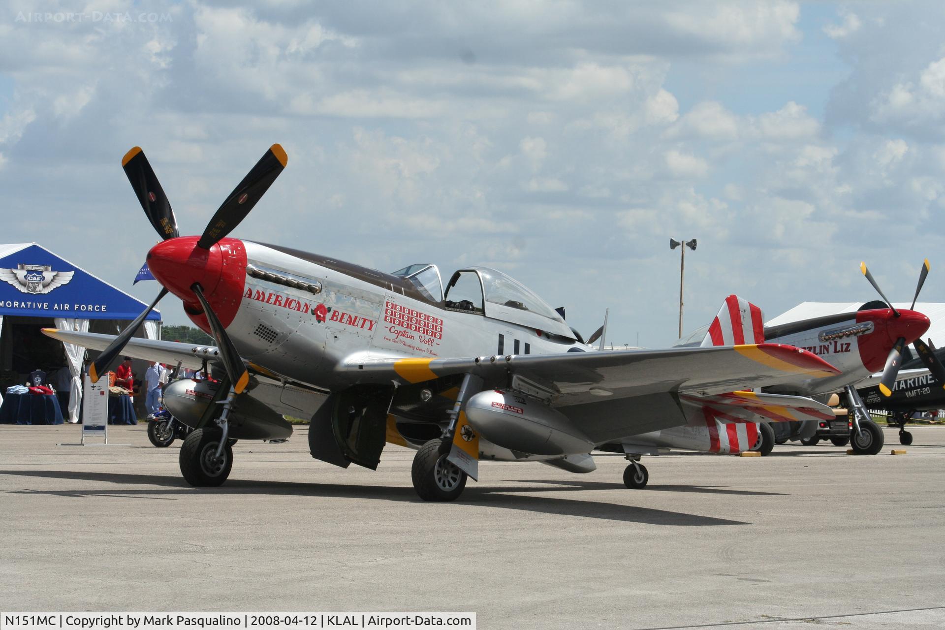 N151MC, 1968 North American F-51D Mustang Mustang C/N AF6722581, North American P-51D