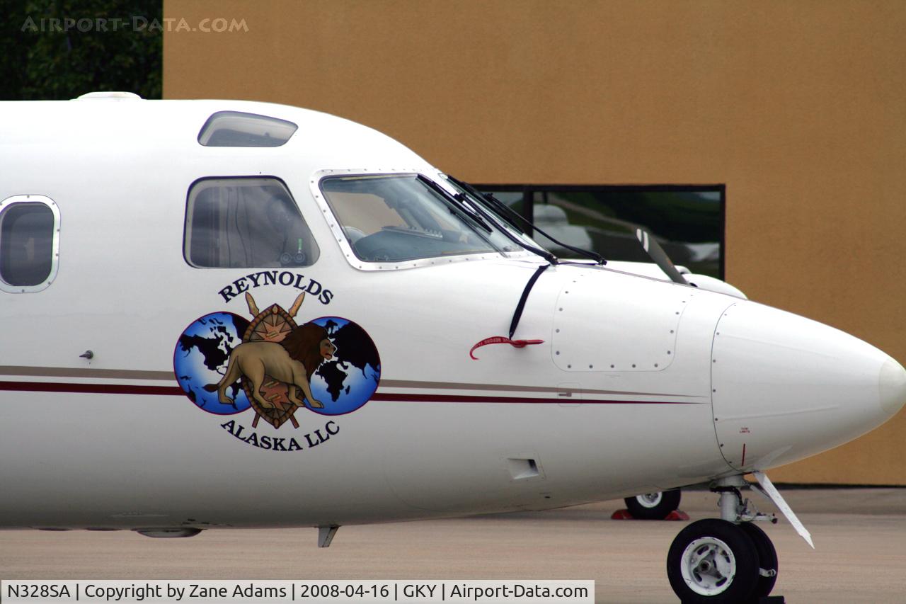 N328SA, 1984 Israel Aircraft Industries 1124A C/N 425, Nose art