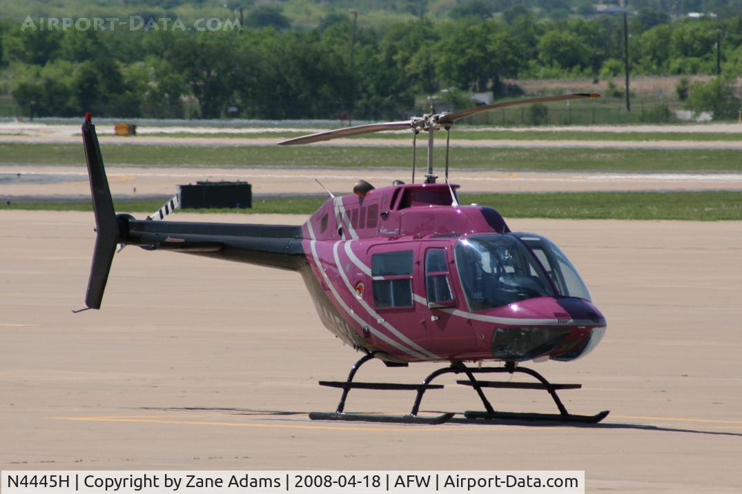N4445H, 1998 Bell 206B C/N 4493, At Alliance - Ft Worth