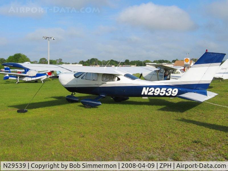 N29539, 1968 Cessna 177 Cardinal C/N 17700950, Tied down at Zephyrhills, FL
