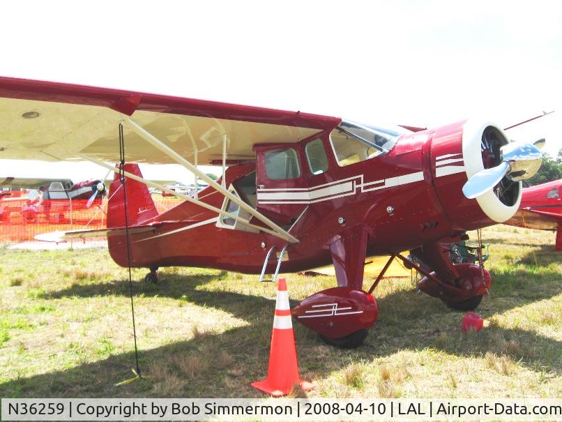 N36259, 1944 Howard Aircraft DGA-15P C/N 1770, Sun N Fun 2008