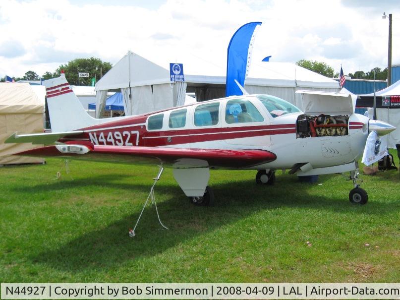 N44927, 1976 Beech A36 Bonanza 36 C/N E-913, Continental IO-550 engine mod at Sun N Fun 2008