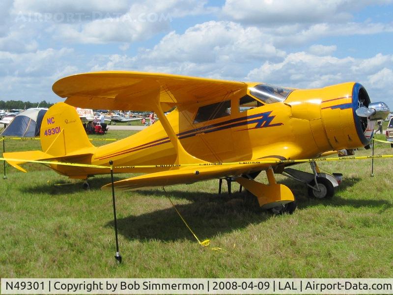 N49301, 1938 Beech F17D Staggerwing C/N 250, Sun N Fun 2008