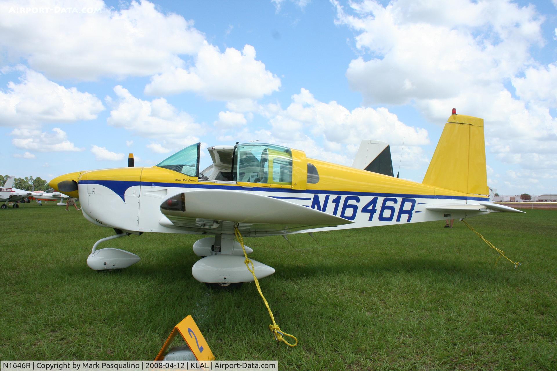 N1646R, Grumman American AA-1B Trainer C/N AA1B0646, AA-1B