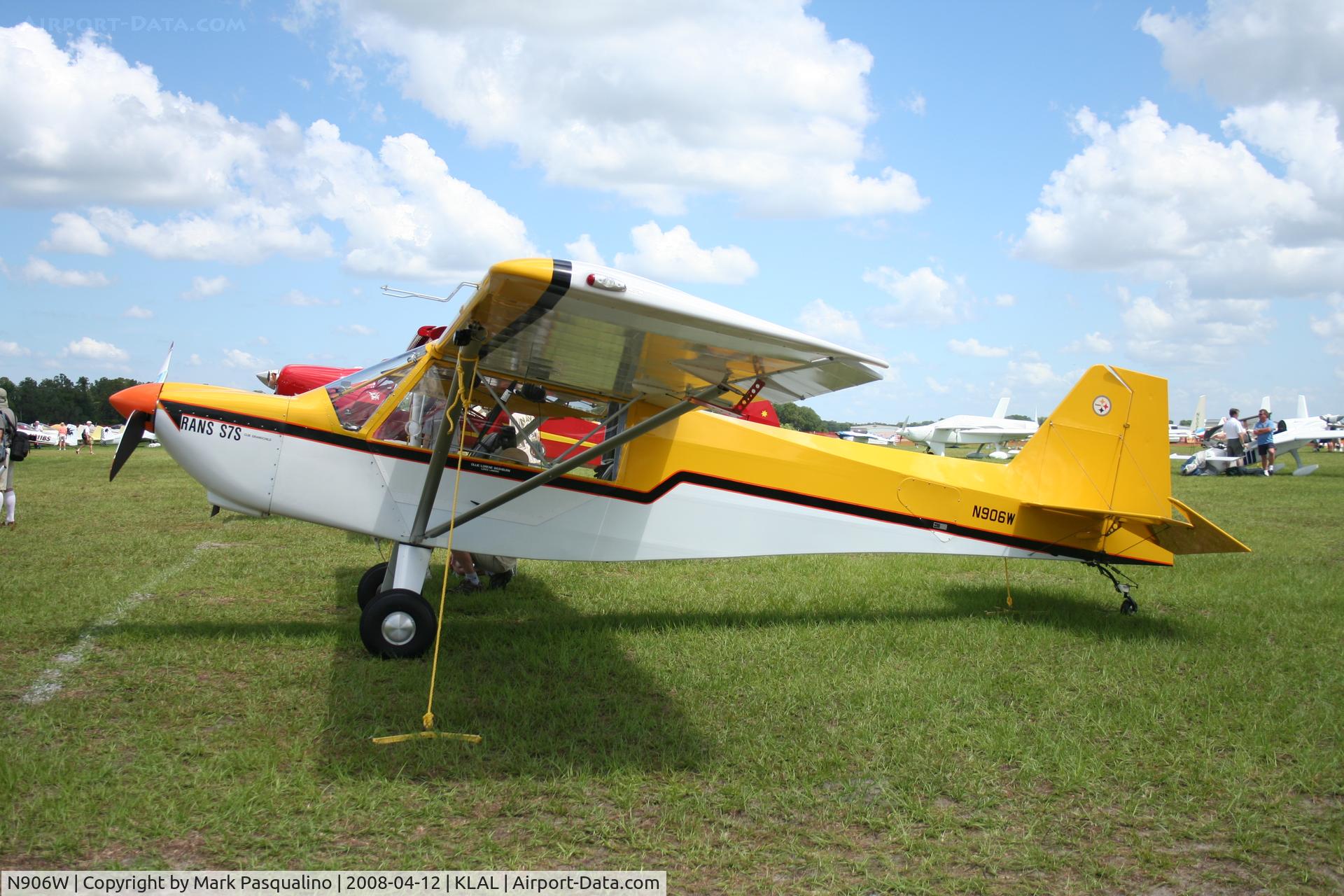 N906W, 2007 Rans S-7S Courier C/N 0306431, Rans S7S