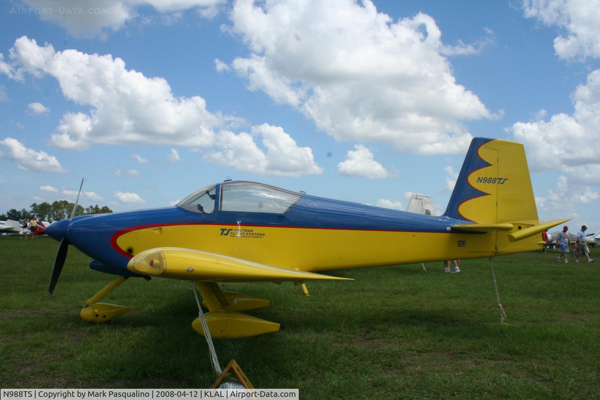 N988TS, 2001 Vans RV-9A C/N 90251, RV-9A