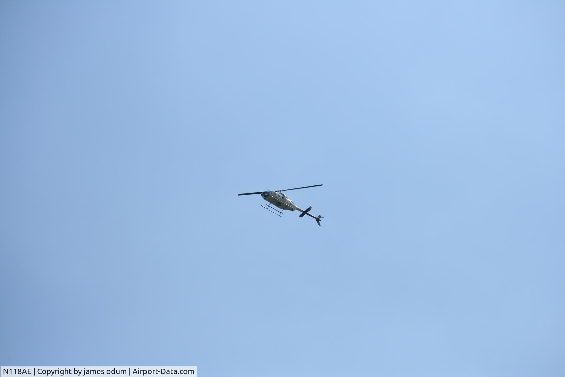 N118AE, 1981 Bell 206L-1 LongRanger II C/N 45724, in flight