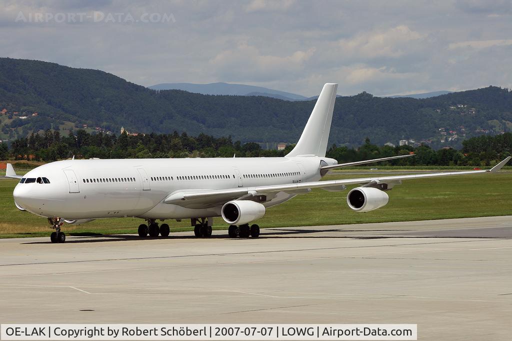 OE-LAK, 1997 Airbus A340-313 C/N 169, Arrived from AYT. Leaves the Austrian fleet soon.
